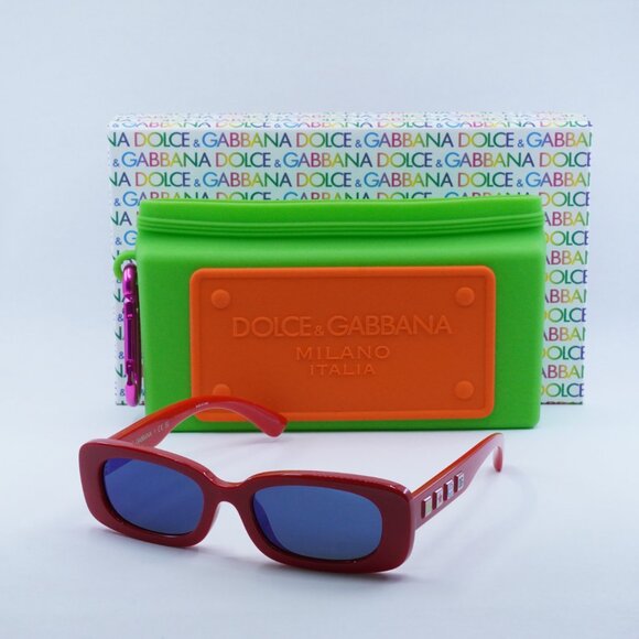 🕶️ New Dolce & Gabbana Kids DX6006U 308825 Sunglasses - Red Frame - Picture 10 of 10